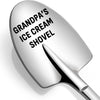 Cuillère à glace en acier inoxydable gravée - Cadeau