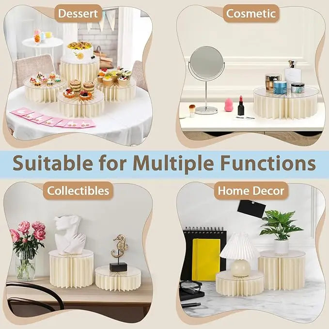 Round Cardboard Display Columns for Weddings and Parties