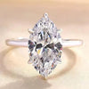 Marquise Zircon Sterling Silver Ring