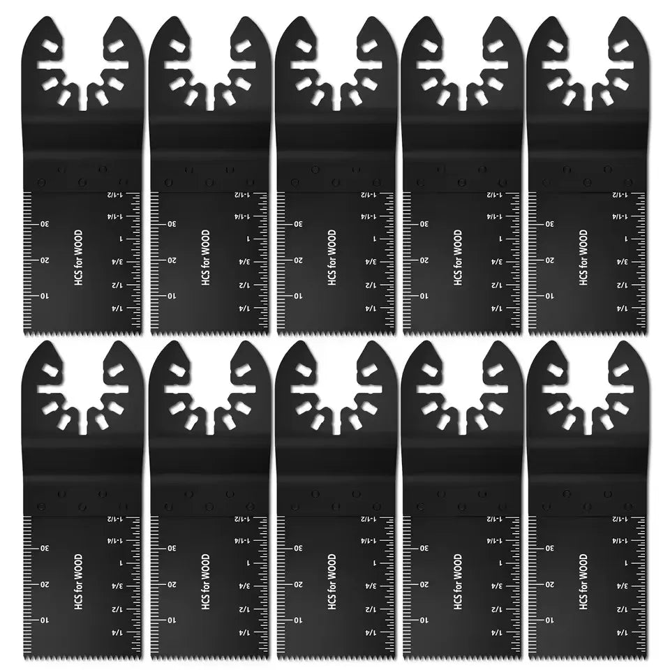 Oscillating Multi-Tool Blades for Fast Cutting in Wood, Metal, and Plastic
