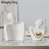 Romantic Embrace Couple Statue