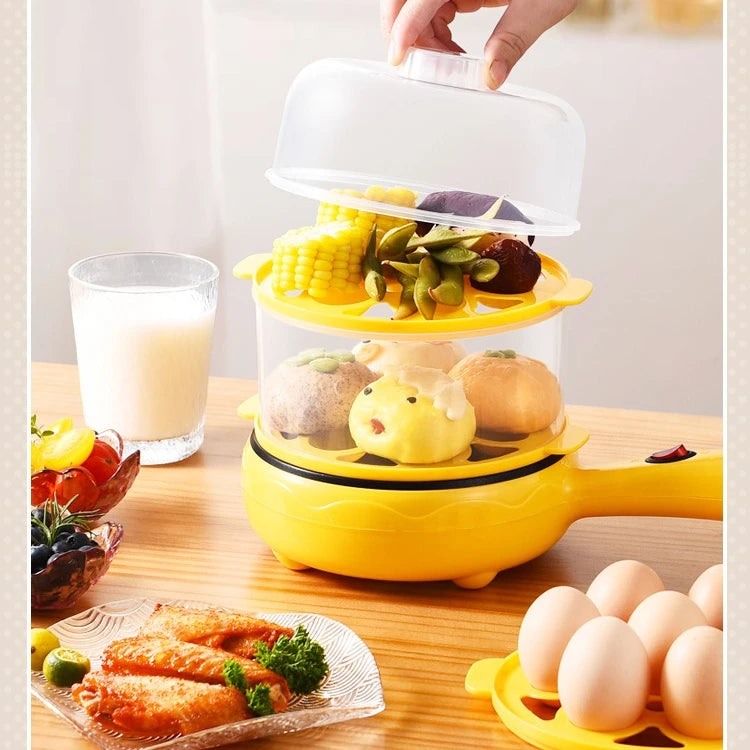 Compact Electric Egg & Pancake Cooker
