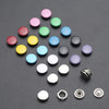 Metal Sewing Buttons with Installation Pliers (50-Piece Set)
