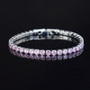 4mm Micro-Pavé Zircon Tennis Bracelet