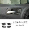 Carbon fiber interior trim kit for Dodge Charger featuring an ABS material vent cover.