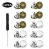 17mm Metal Snap Button Replacement Kit