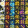Translucent Colored Acrylic Dice Set for Tabletop Games