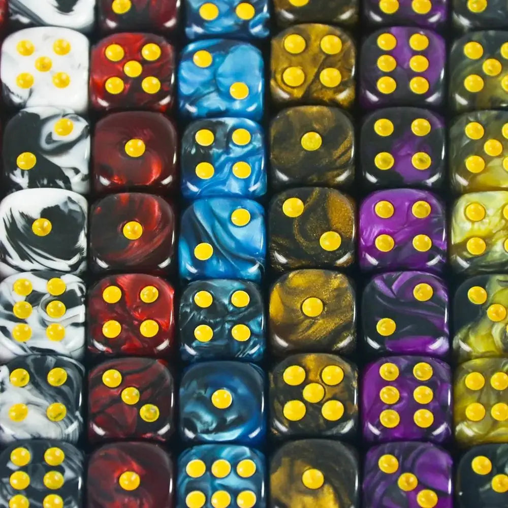 Translucent Colored Acrylic Dice Set for Tabletop Games