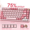 VK75 Wired Mechanical Gaming Keyboard with Hot-Swap Switches and Control Knob