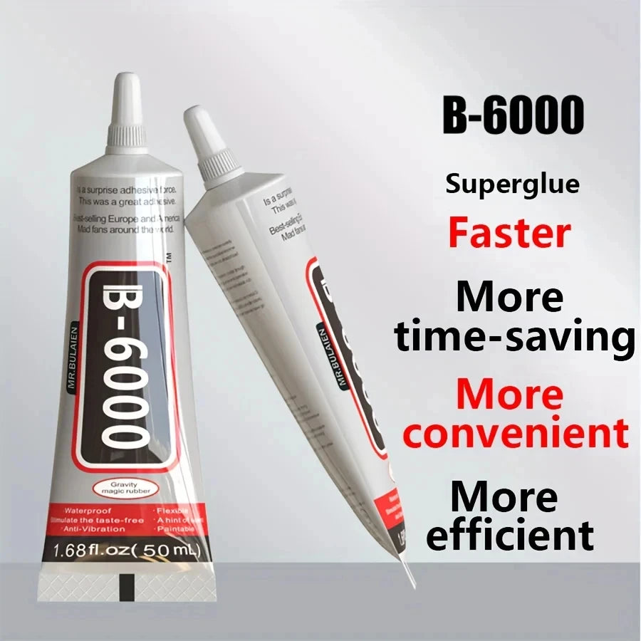 B6000 Multi-Purpose Clear Adhesive with Precision Applicator