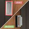 Heavy-Duty Door Reinforcement Lock with 3-Inch Screws