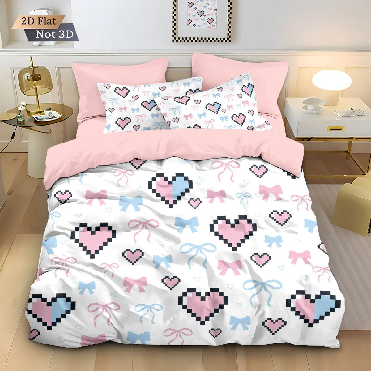 Kawaii Duvet Cover Set with Matching Pillowcases
