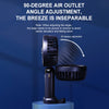 Portable Rechargeable Mini Fan with Phone Holder