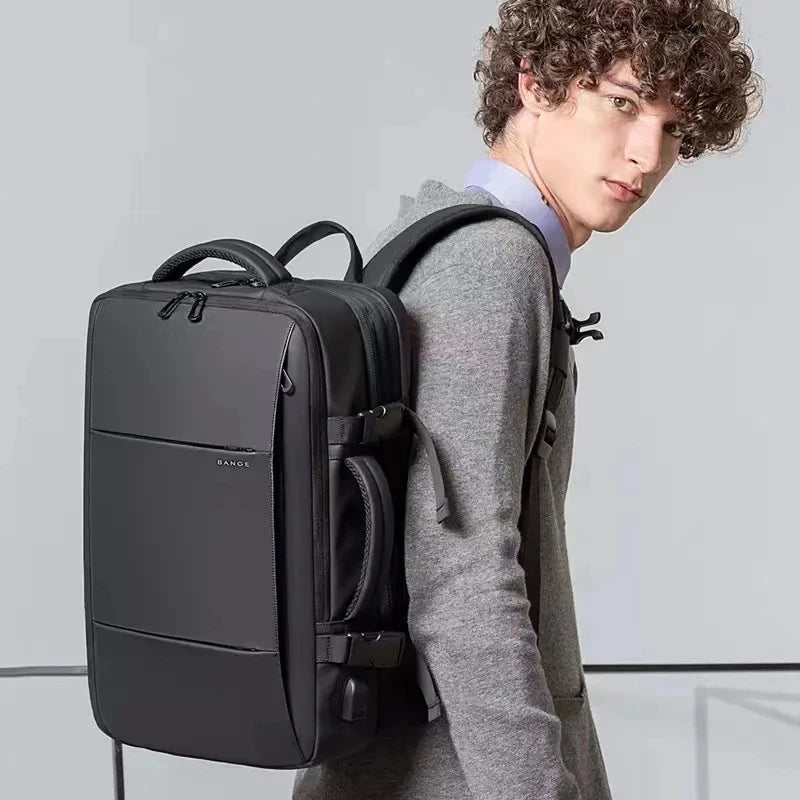 Expandable Travel Backpack with Laptop Compartment