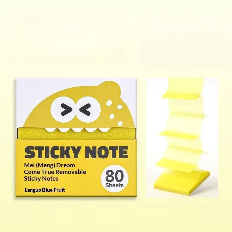 Pearlescent Self-Adhesive Memo Pads with Pull-Out Design
