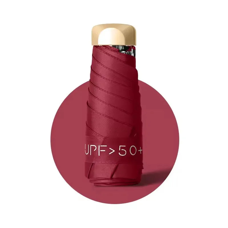 Compact UV-Protective Pocket Umbrella