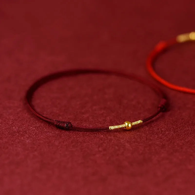 Handwoven Crystal Anklet with Natural Stone Charms