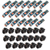 A pack of T5 LED instrument panel bulbs with twist lock bases.