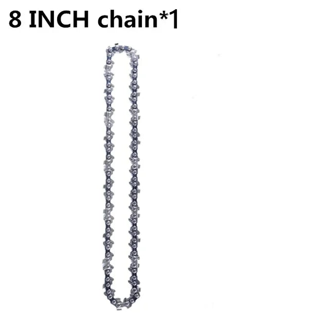 A single 8 inch chain used for pruning and wood cutting.