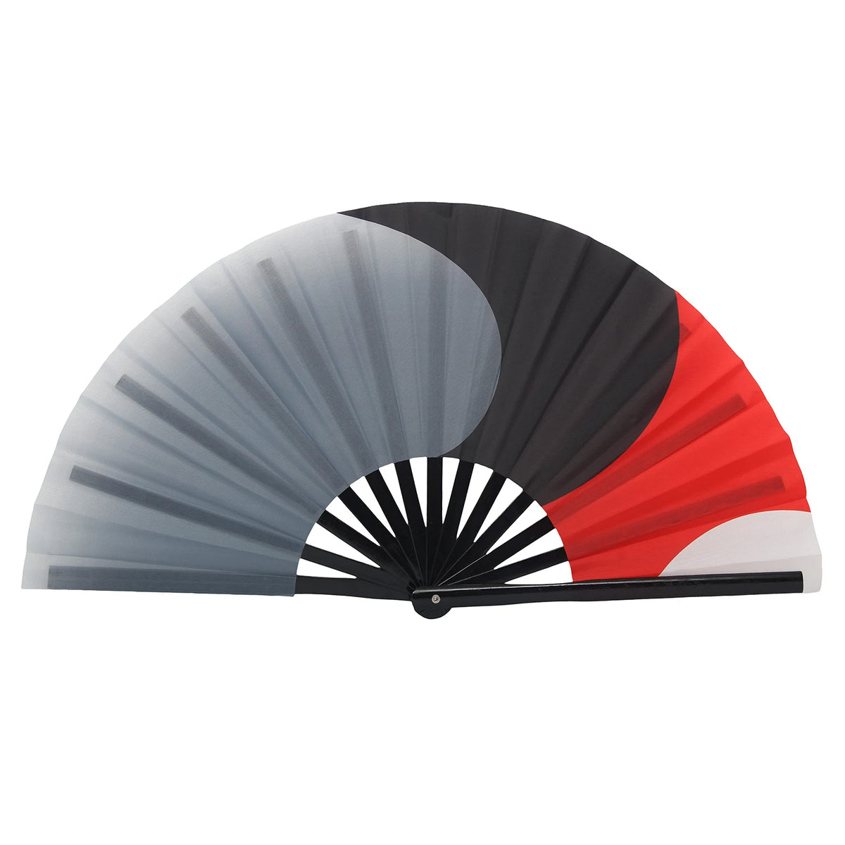 Traditional Bamboo Tai Chi Performance Fan with Protective Cover