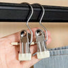 Stainless Steel Clothespins with Hooks