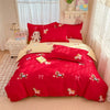 Brushed Polyester Duvet Cover with Matching Pillowcases