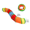 Foldable Interactive Cat Tunnel with Crinkle Sound