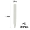 Yellow T-Type Garden Plant Labels with Stakes