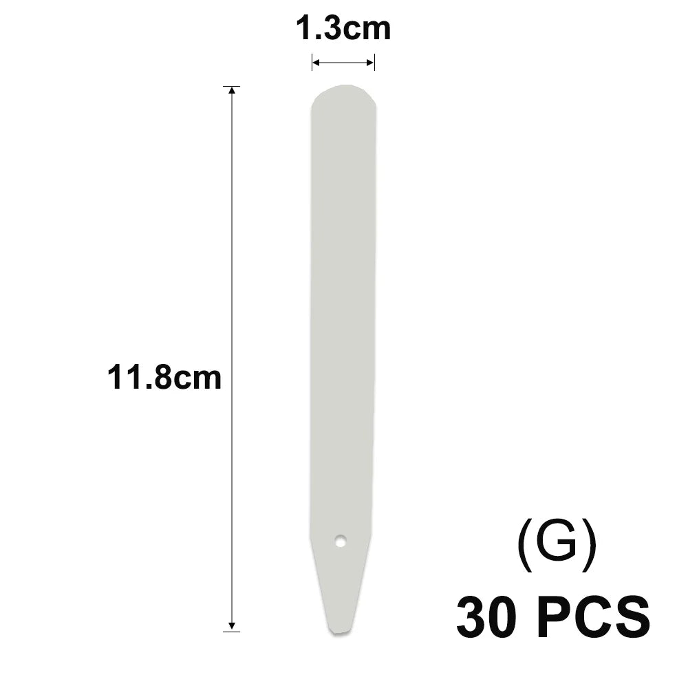 Yellow T-Type Garden Plant Labels with Stakes