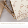 Cute Cat Face PU Leather Coin Purse with Wrist Strap