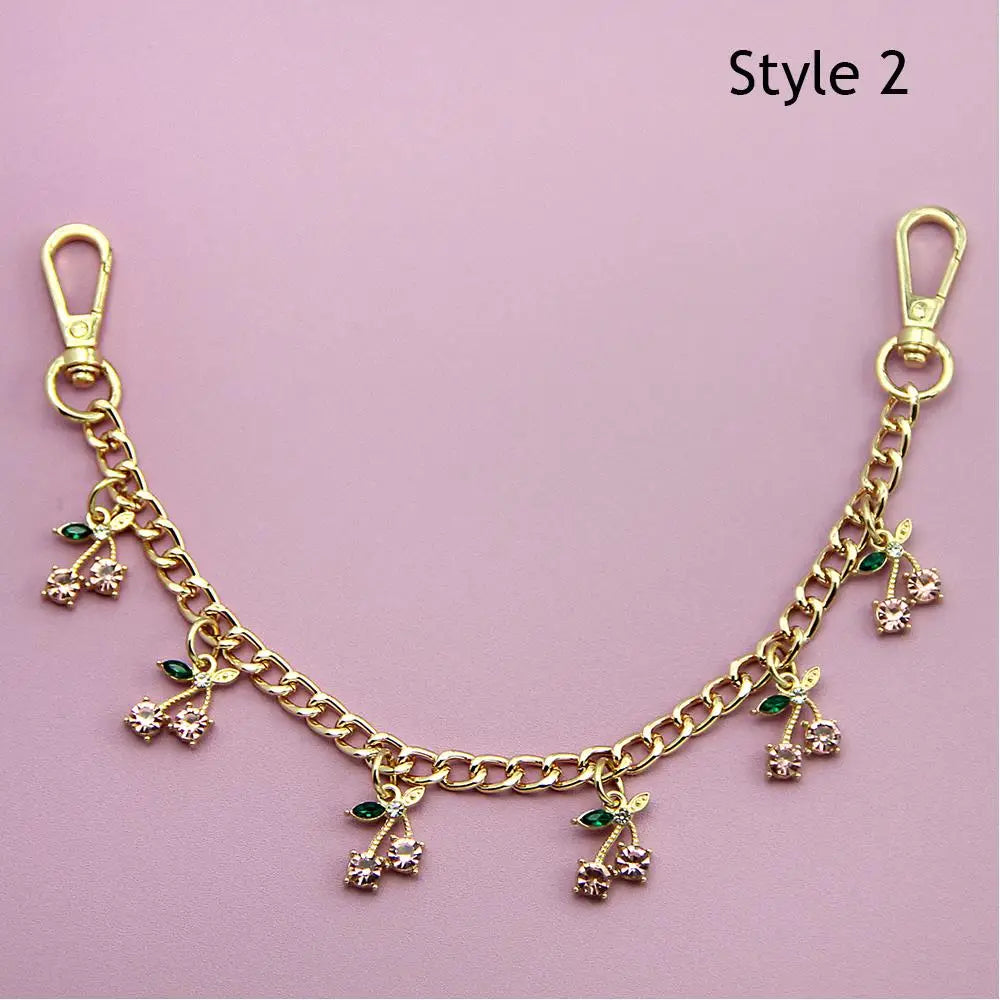 Cherry Charm Bag Chain with Pendant