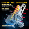 Fanless LED Headlight Bulbs with 360° Lighting (H8/H11/H9/9005/9006)