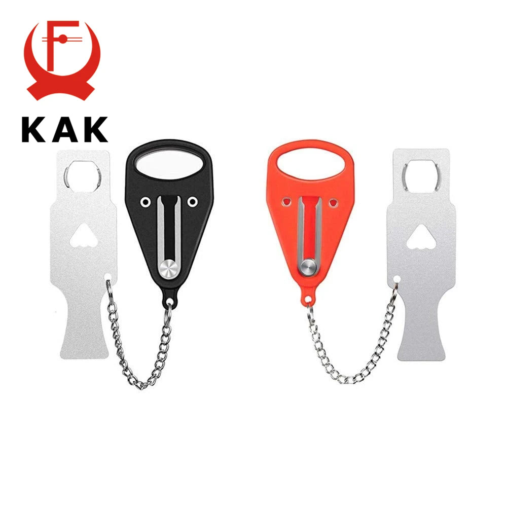 Portable Door Lock with Key for Travel Security