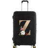 Elastic Luggage Cover with Gold Letter Design