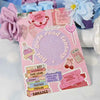 Cartoon Bow Design Insert Cards for Transparent Tablet Cases