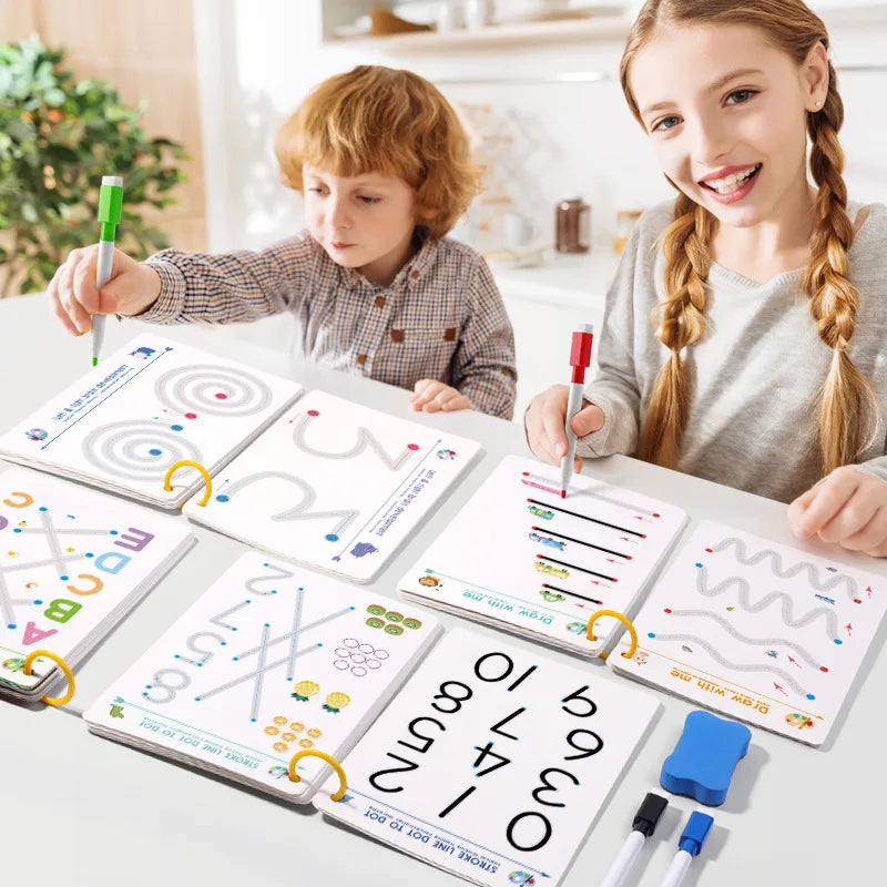 Cuaderno de Caligrafía Mágico Reutilizable para Niños