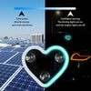 Solar Powered Heart-Shaped LED Light for Car Rear Window