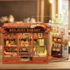 Book Nook DIY Wooden Miniature Kit with LED Lighting