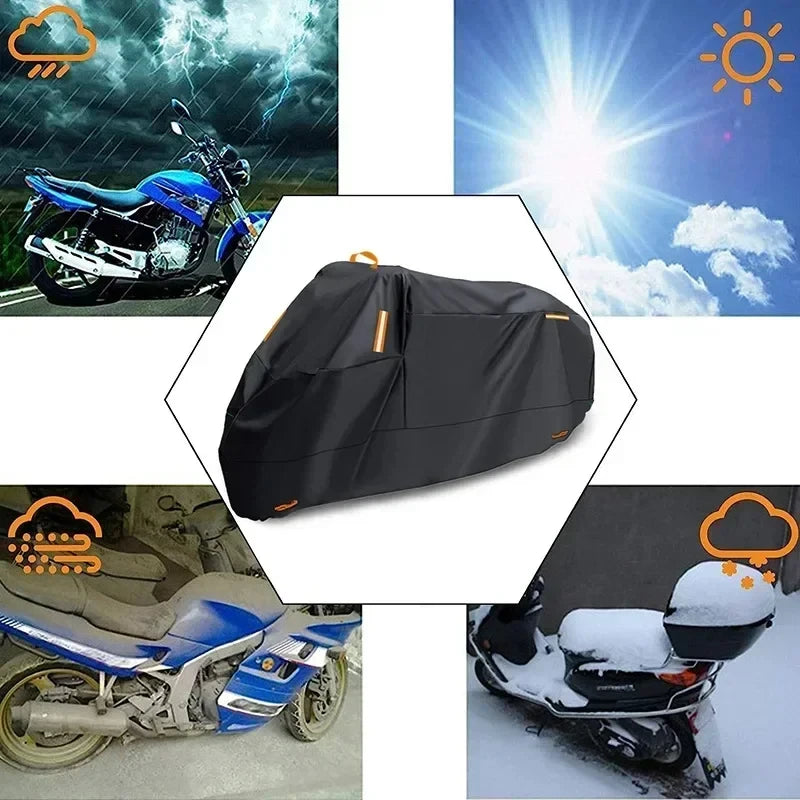 All-Weather Motorcycle Cover with UV Protection