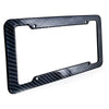 Carbon Fiber Style License Plate Frame with Screw Kit