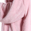 Oversized Wearable Fleece Blanket Hoodie with Sleeves