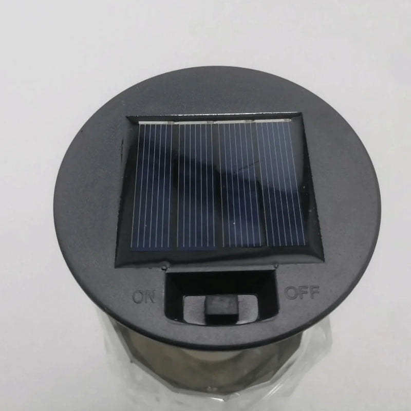 Dôme de Lanterne Solaire à Flamme Scintillante