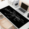 Large Gaming Mouse Pad with Non-Slip Rubber Base