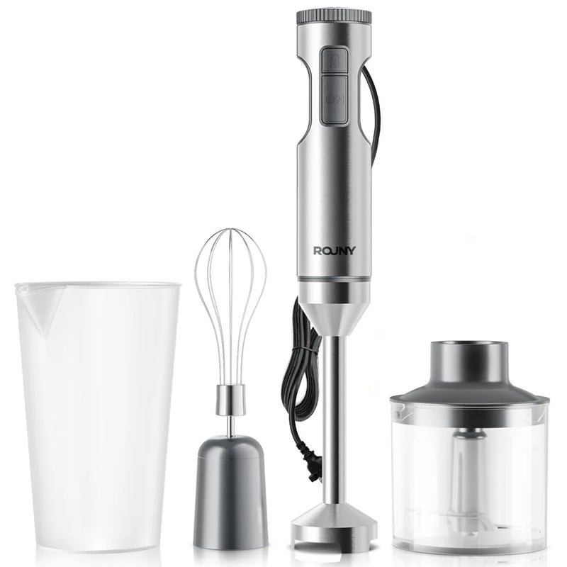 Batidora de Mano 4 en 1 con Vaso y Procesador