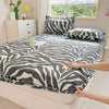 Zebra Print Fitted Bed Sheet with Elastic Edge