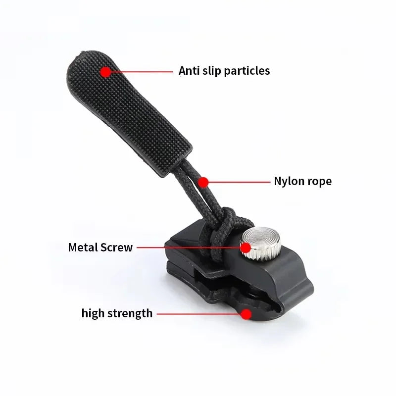 Universal Zipper Repair Kit with Detachable Sliders