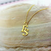 Custom Interlocking Initial Necklace
