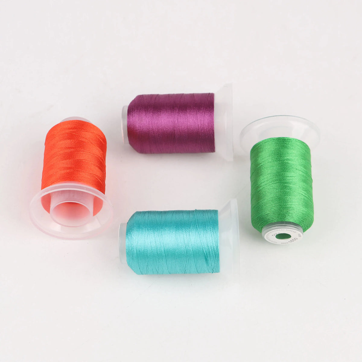 80-Color Polyester Embroidery Thread Collection – 500m Spools