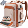 Expandable Travel Backpack with 4 Packing Cubes