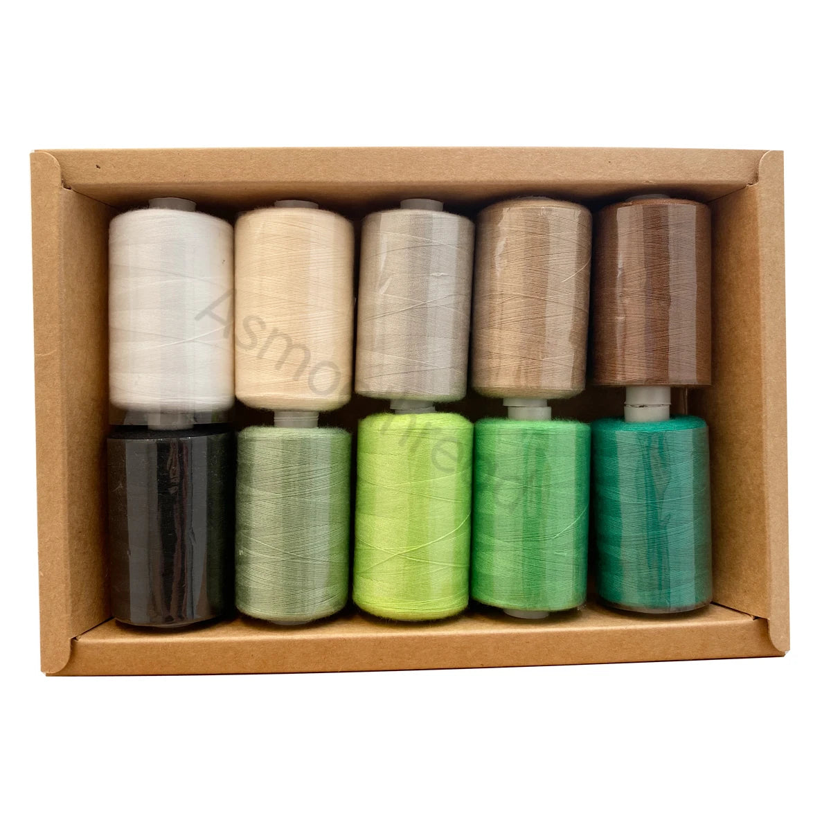 1000 Yard Polyester Sewing Thread Spools — 10 Color Pack